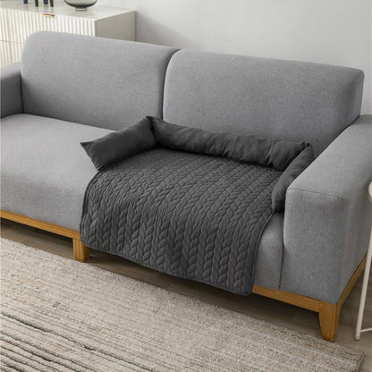 Einfarbiger Möbelschutz für Haustierbett