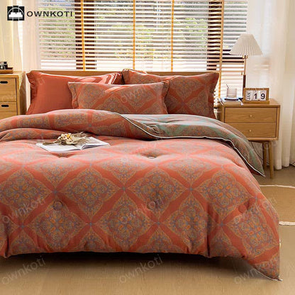 Jacquard-Steppdecke aus luxuriöser, warmer und weicher Baumwolle