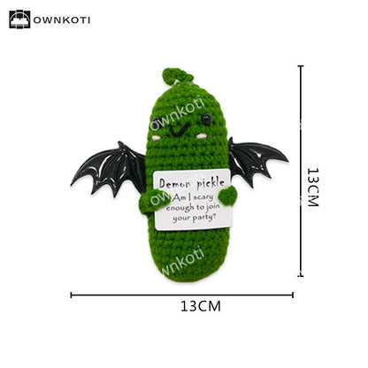 Halloween Geflügeltes Geister-Häkelornament
