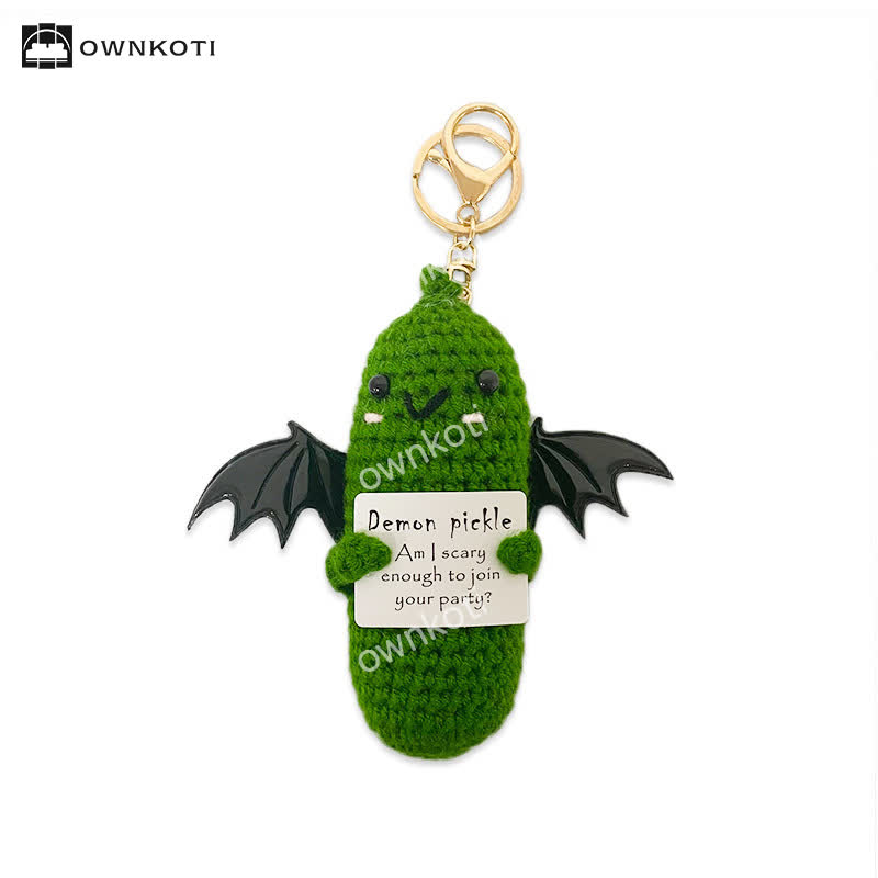 Halloween Geflügeltes Geister-Häkelornament