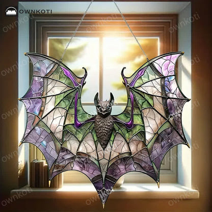 Halloween Fledermaus Fensterbehang aus Acryl