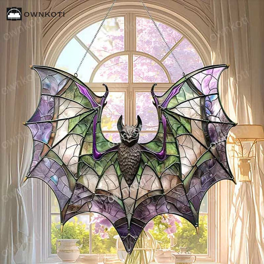Halloween Fledermaus Fensterbehang aus Acryl