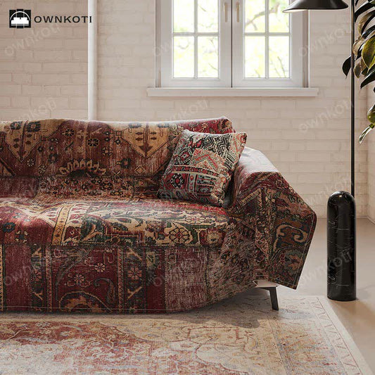 Marokkanischer multifunktionaler Couchbezug im Vintage-Stil