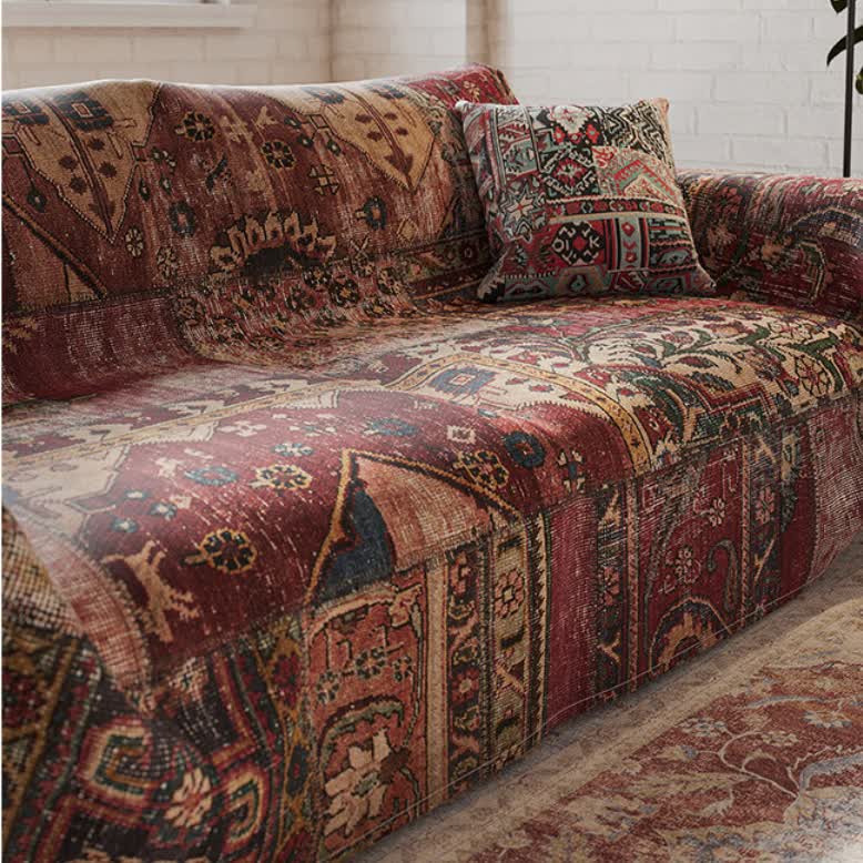 Marokkanischer multifunktionaler Couchbezug im Vintage-Stil