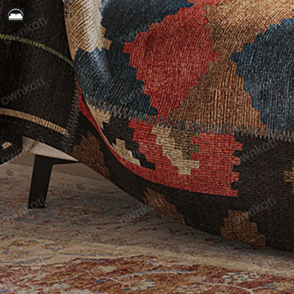Schicker geometrischer multifunktionaler Couchbezug