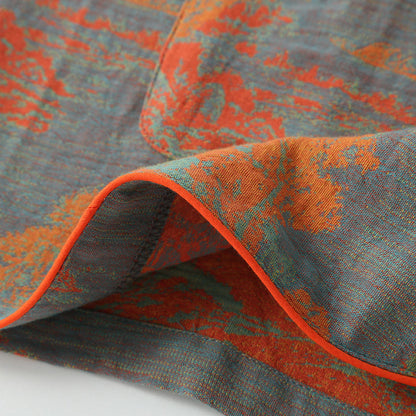 Langärmliges Jacquard-Pyjama-Set aus Baumwollgaze