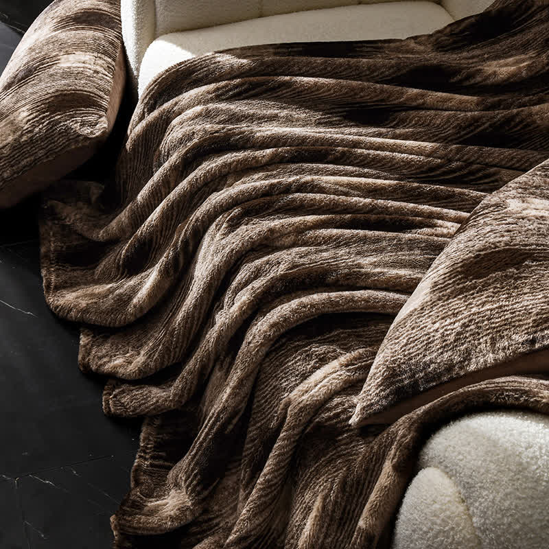 Weiche Sofadecke aus Samt im Vintage-Stil