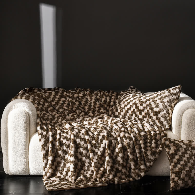 Moderne, warme und weiche Sofa-Überwurfdecke