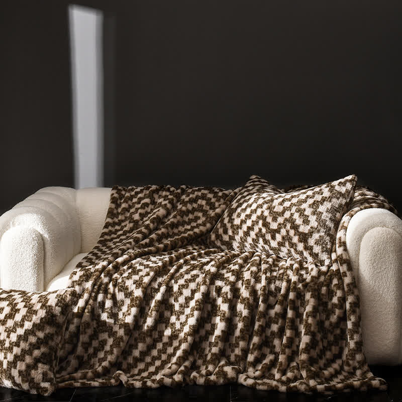Moderne, warme und weiche Sofa-Überwurfdecke