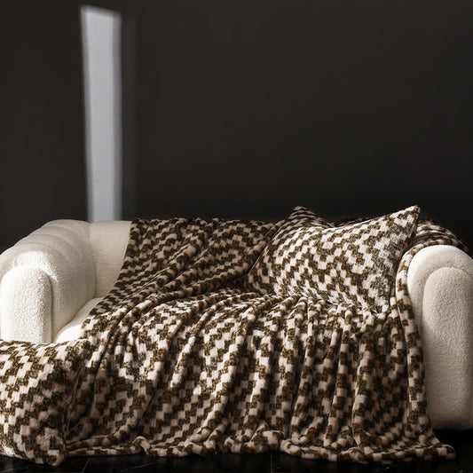 Moderne, warme und weiche Sofa-Überwurfdecke