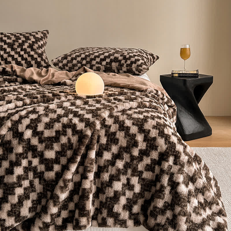Moderne, warme und weiche Sofa-Überwurfdecke