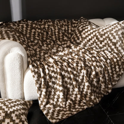 Moderne, warme und weiche Sofa-Überwurfdecke