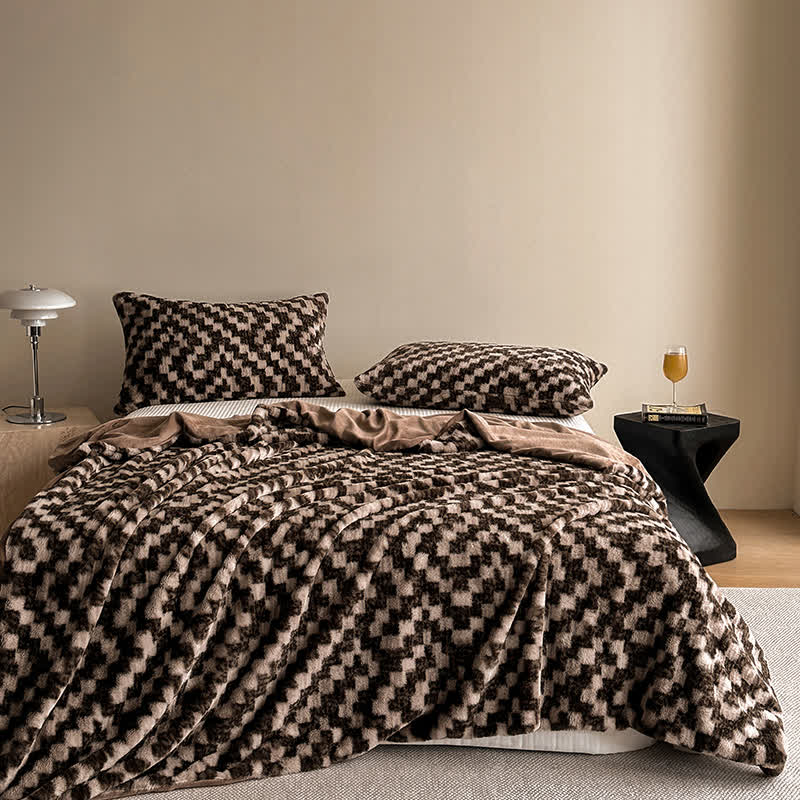 Moderne, warme und weiche Sofa-Überwurfdecke