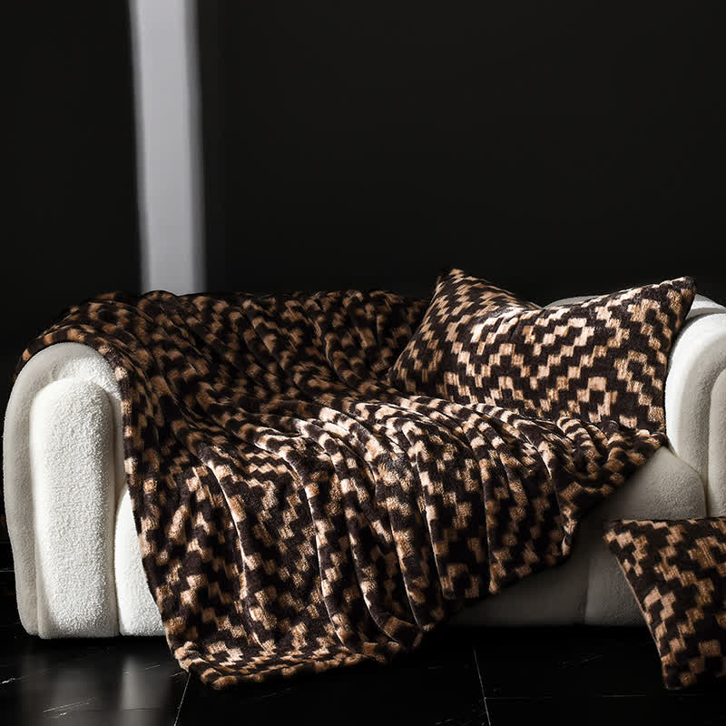 Moderne, warme und weiche Sofa-Überwurfdecke