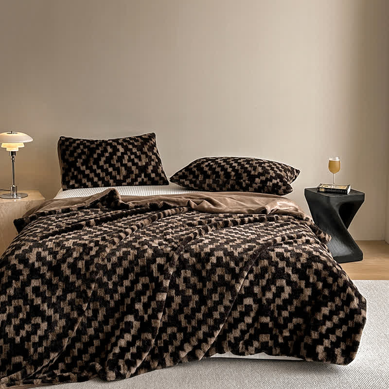 Moderne, warme und weiche Sofa-Überwurfdecke