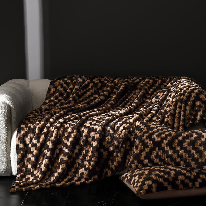 Moderne, warme und weiche Sofa-Überwurfdecke