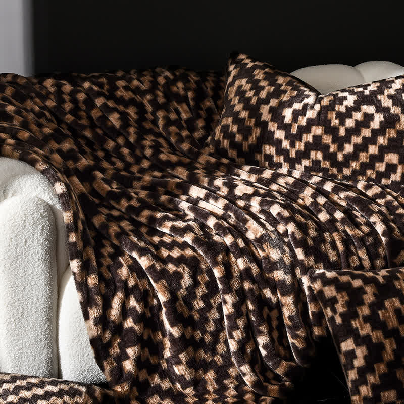 Moderne, warme und weiche Sofa-Überwurfdecke
