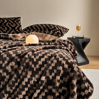 Moderne, warme und weiche Sofa-Überwurfdecke