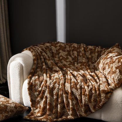 Sofa-Überwurfdecke aus Samt mit Windmühlenmotiv - image 14