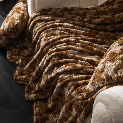 Sofa-Überwurfdecke aus Samt mit Windmühlenmotiv - image 17