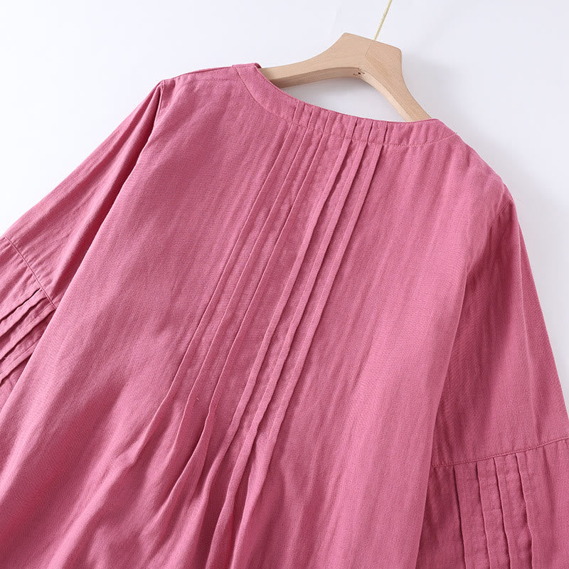Lässiges Pyjama-Set aus Baumwollgaze mit Blumenmuster