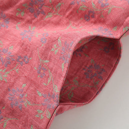 Garngefärbtes Nachthemd aus weicher Jacquard-Baumwolle