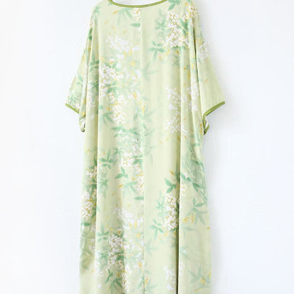 Plus Size Refresh Pastoral Langes Nachthemd