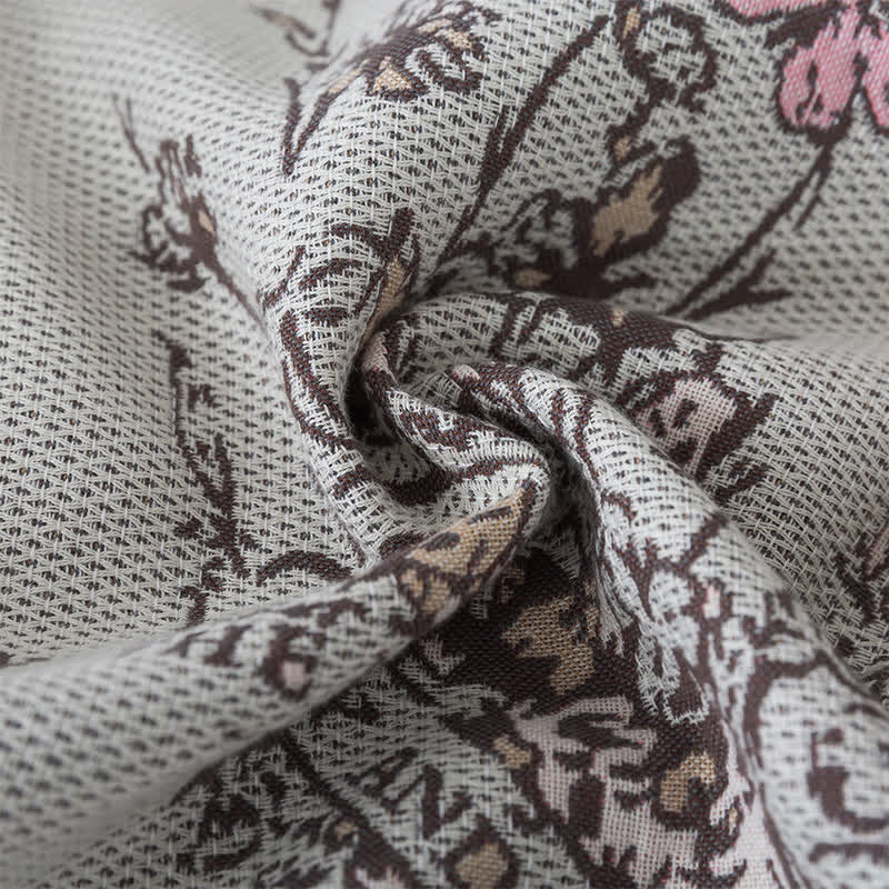 Vintage Schmetterlings-Quasten-Sofadecke