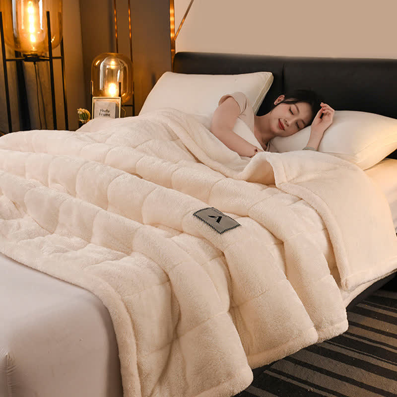 Doppelseitige Fleece-Überwurfdecke - image 7