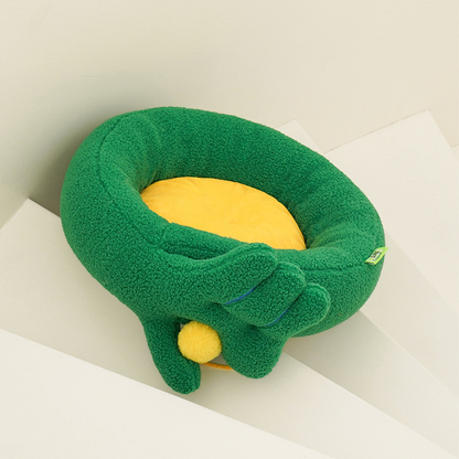 Fingergeste – Warmes Winter-Katzenbett