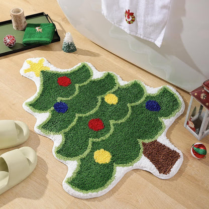 Weihnachtsbaum-Heimdekor-Anti-Rutsch-Teppich