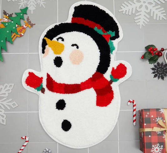 Weicher Teppich zur Weihnachtsdekoration