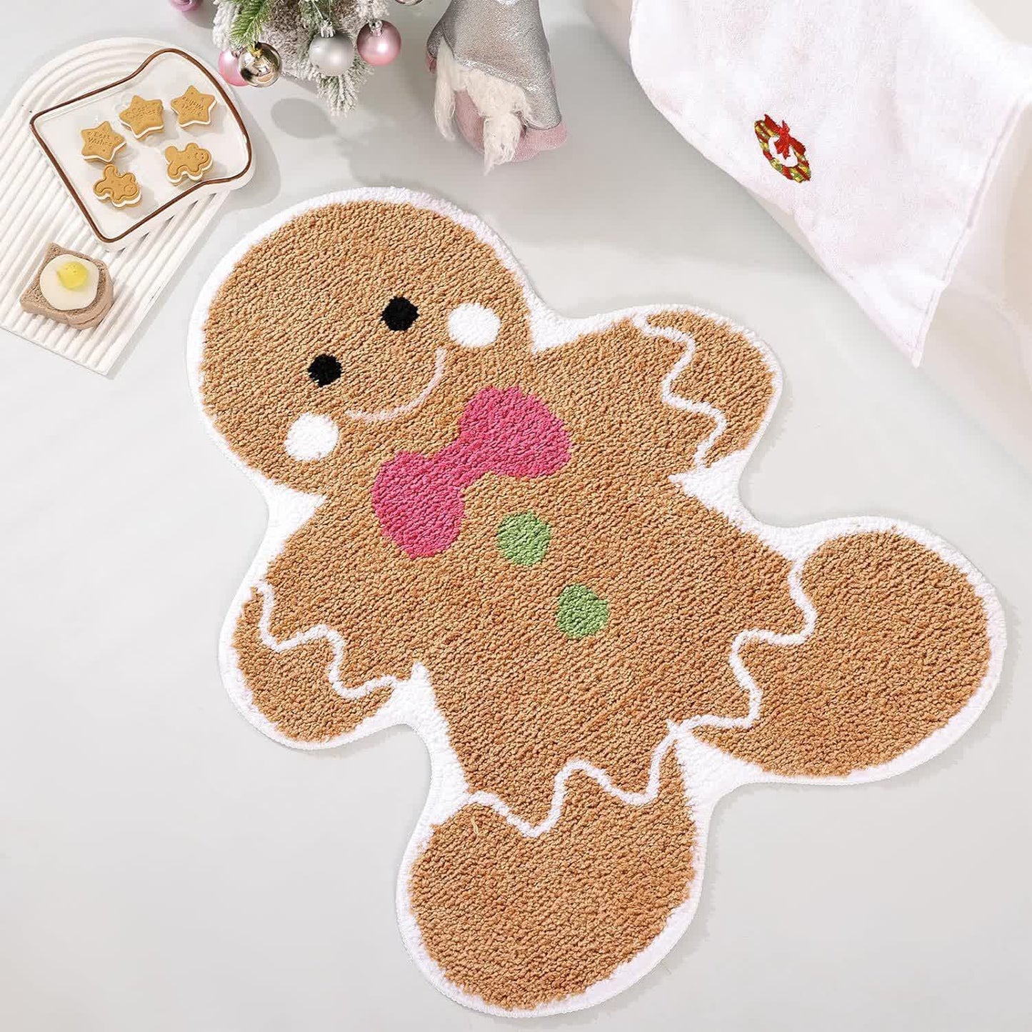 Weicher Teppich zur Weihnachtsdekoration