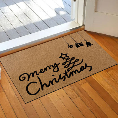 Rutschfester Teppich mit Weihnachtsmotiv für die Heimdekoration