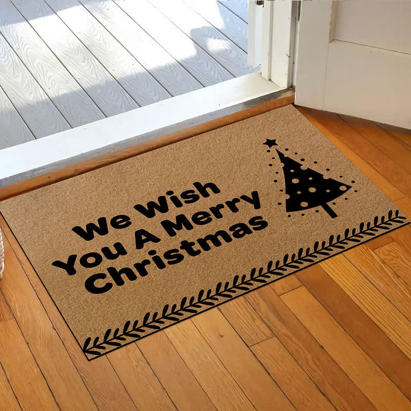 Rutschfester Teppich mit Weihnachtsmotiv für die Heimdekoration