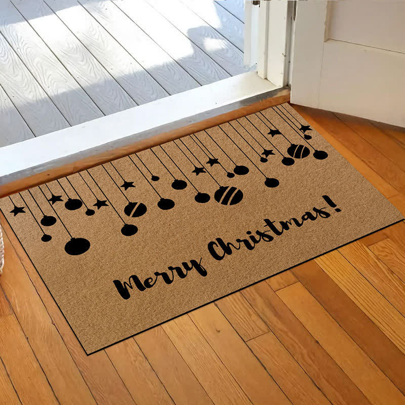 Rutschfester Teppich mit Weihnachtsmotiv für die Heimdekoration