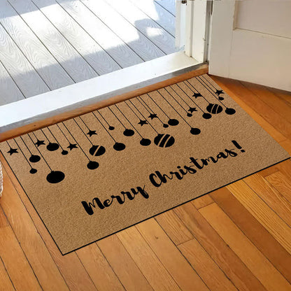 Rutschfester Teppich mit Weihnachtsmotiv für die Heimdekoration