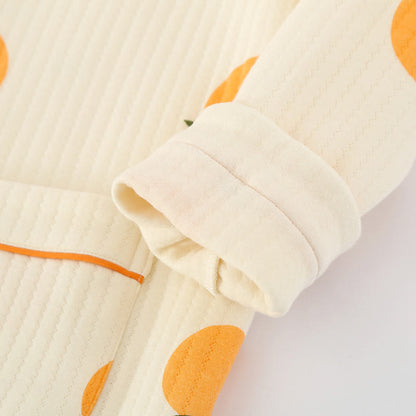 Air Cotton – Ländliches Loungewear-Set in Orange