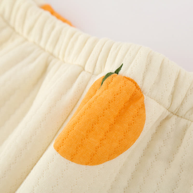 Air Cotton – Ländliches Loungewear-Set in Orange