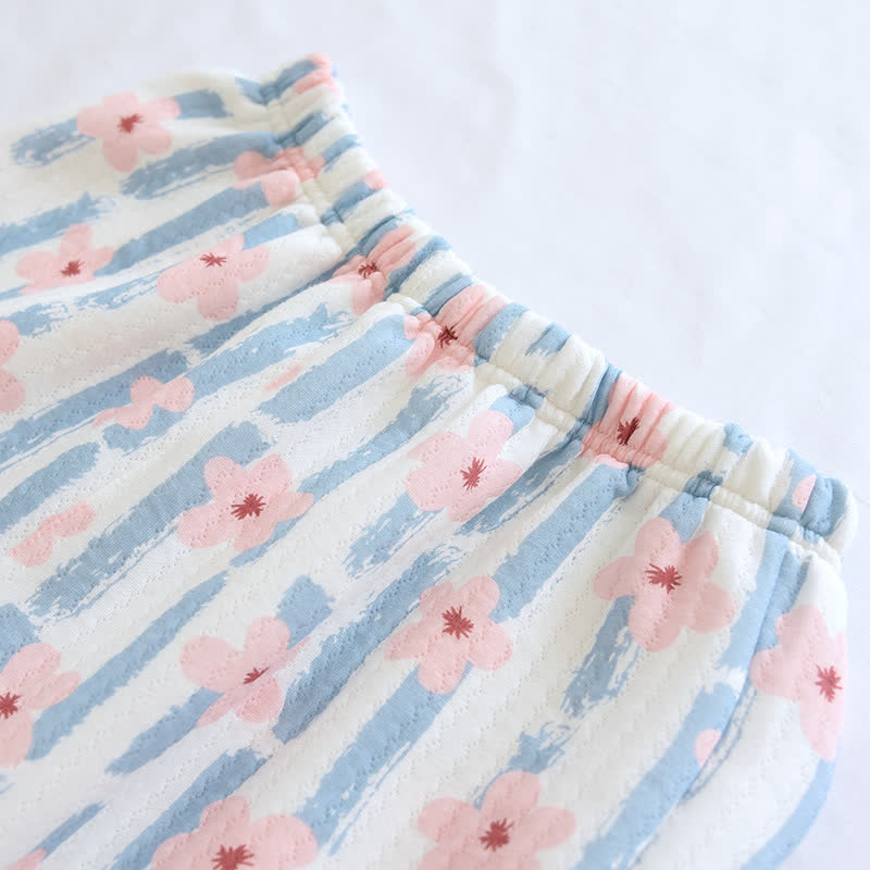 Refresh Flower Warm Air Baumwoll-Pyjama-Set
