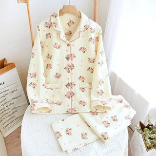 Dreilagiges Pastoral-Pyjama-Set aus Air Cotton