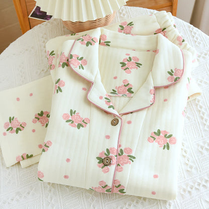 Dreilagiges Pastoral-Pyjama-Set aus Air Cotton