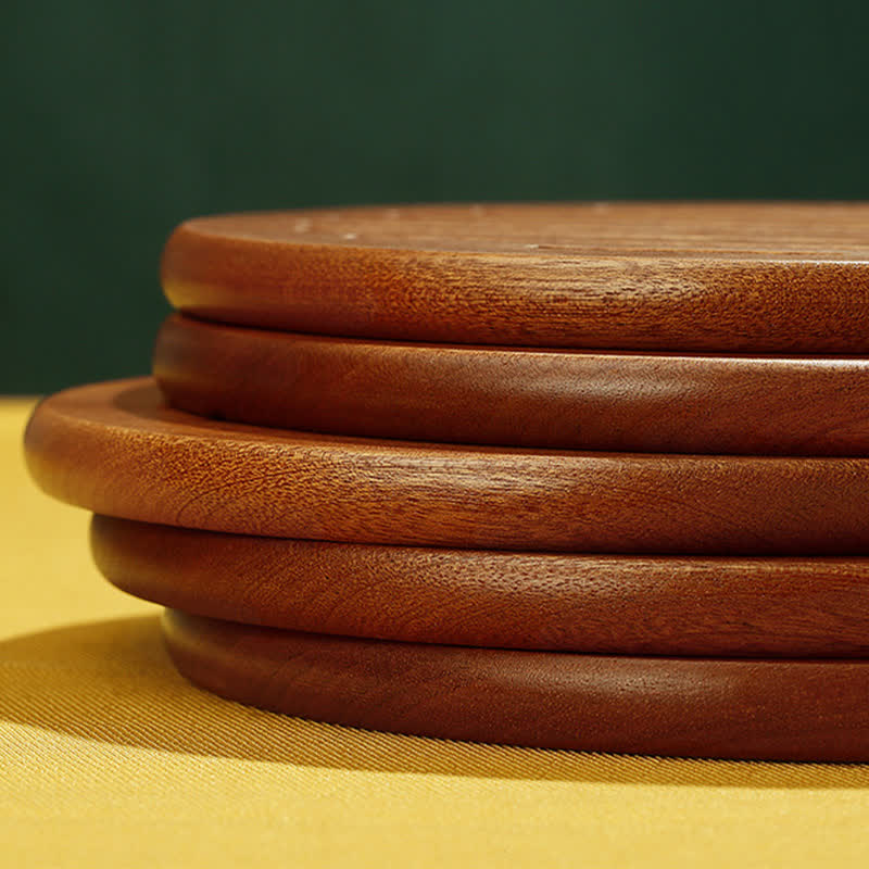 Ebenholz-Untersetzer in Kaninchenform
