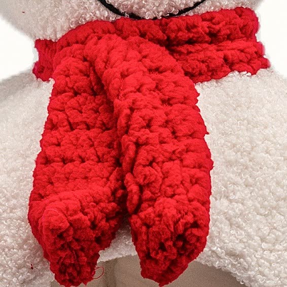 Weihnachtswarmes, weiches Haustierbett aus Fleece