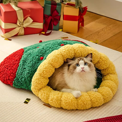 Weihnachtsstrümpfe Warmer Haustierschlafsack