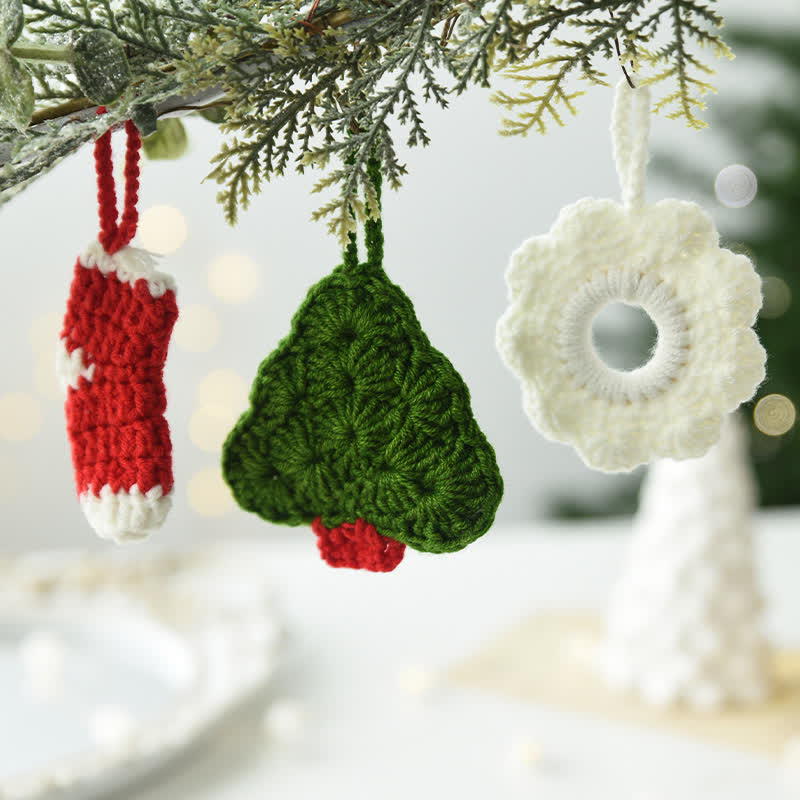 Handgewebtes Weihnachtsgeschenk, Heimdekoration, Ornament