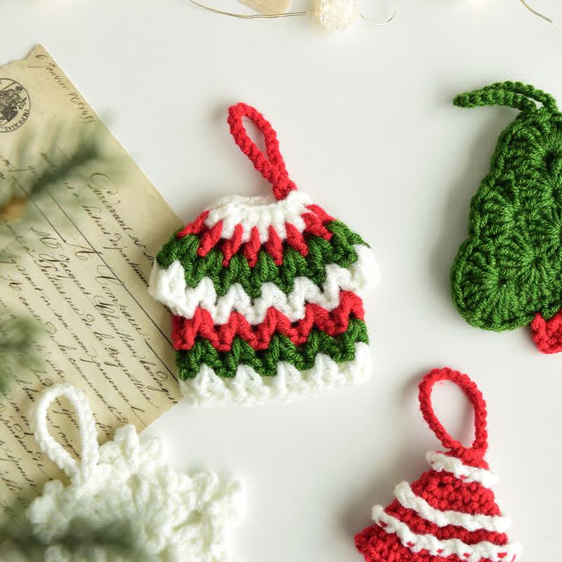 Handgewebtes Weihnachtsgeschenk, Heimdekoration, Ornament