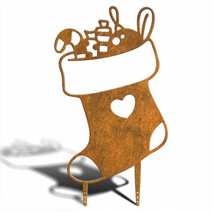 Rusty Home Decor Ornament mit Weihnachtsmotiv