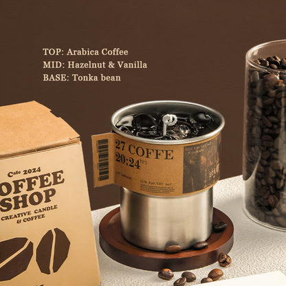 Kaffeeduftkerze Geschenk Home Decor