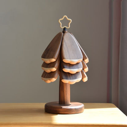 Klappbare Untersetzer-Tischmatte mit Weihnachtsbaummotiv
